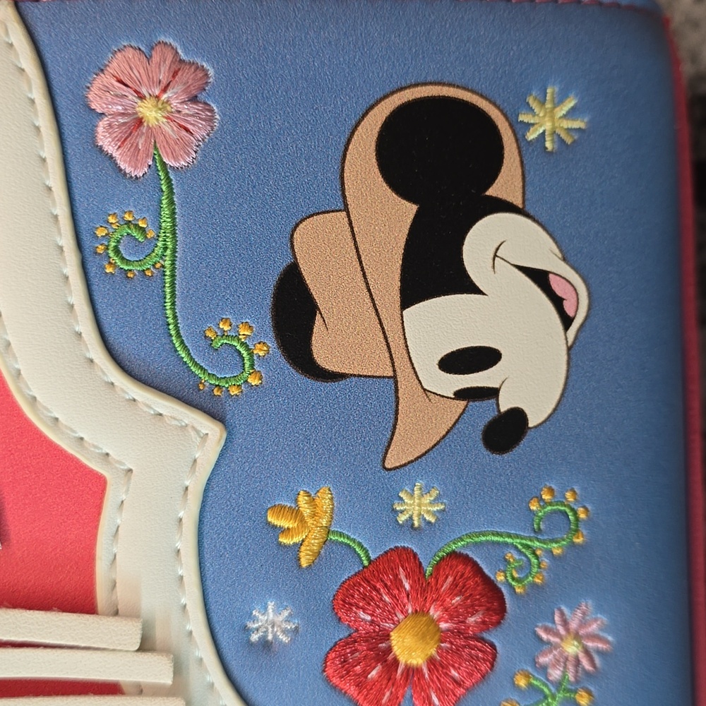 Disney Loungefly Mickey And Minnie Mouse Western Purse - Picture 5 of 13